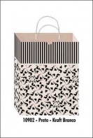 REF. 10902 - PRETO - KRAFT BRANCO